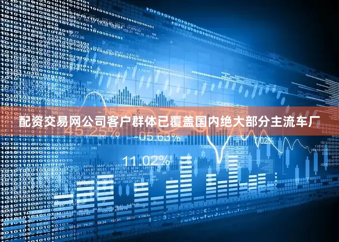 配资交易网公司客户群体已覆盖国内绝大部分主流车厂